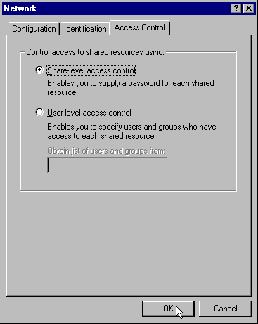 Network Access Ctrl tab