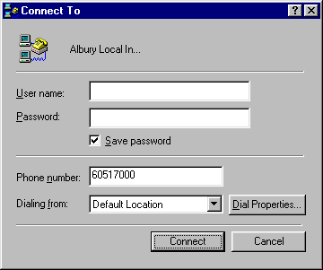 Connect To... box