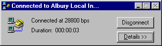Connected at 28800bps