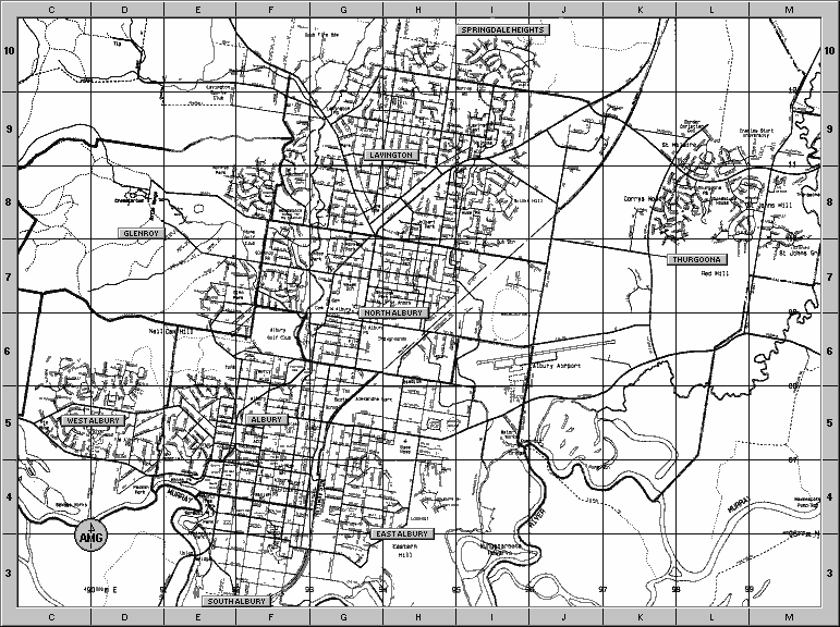Albury Map Street View Albury - Australia - Street Map